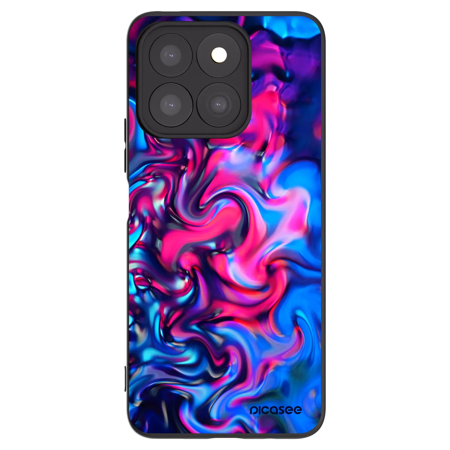 Picasee silikónový čierny obal pre Honor X8b - Redlight