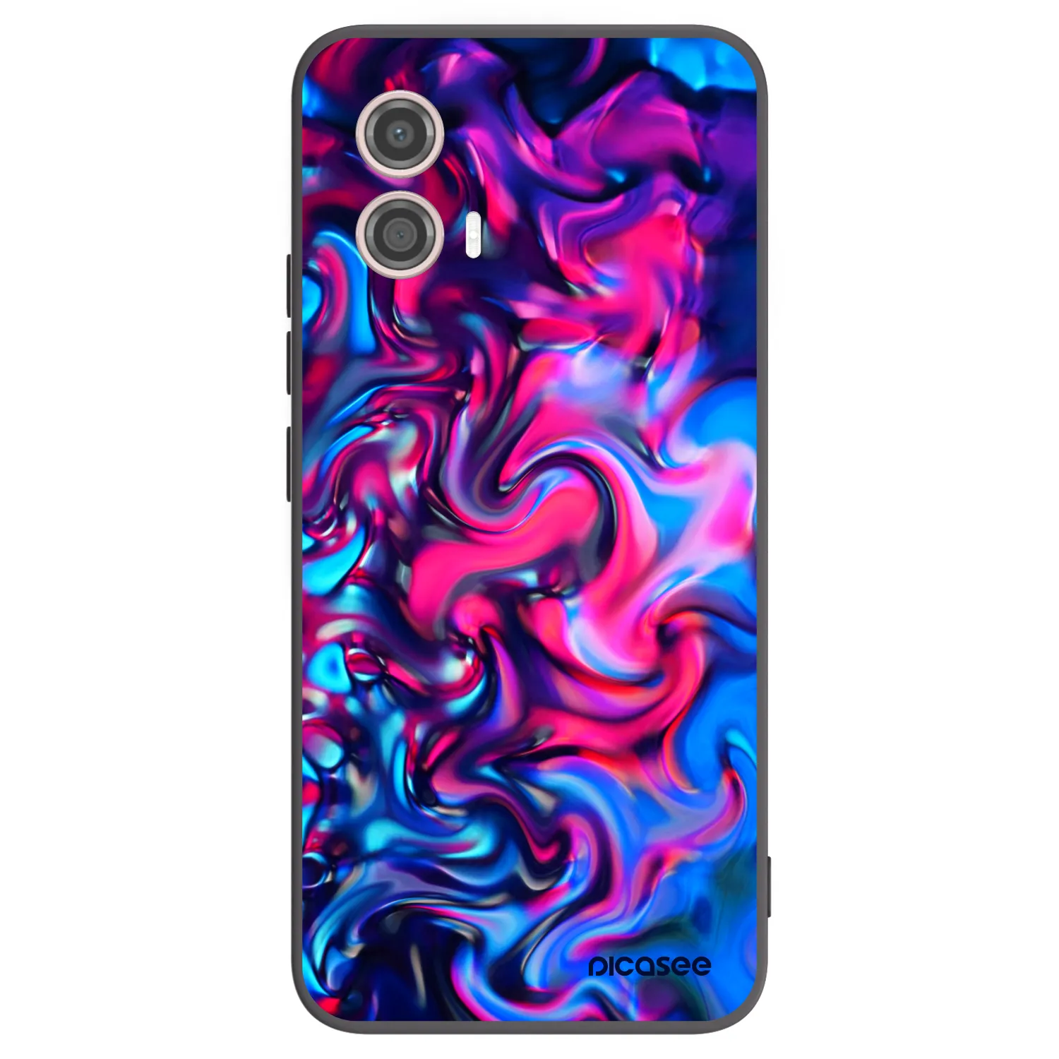 Picasee silikónový čierny obal pre Motorola Moto G53 5G - Redlight