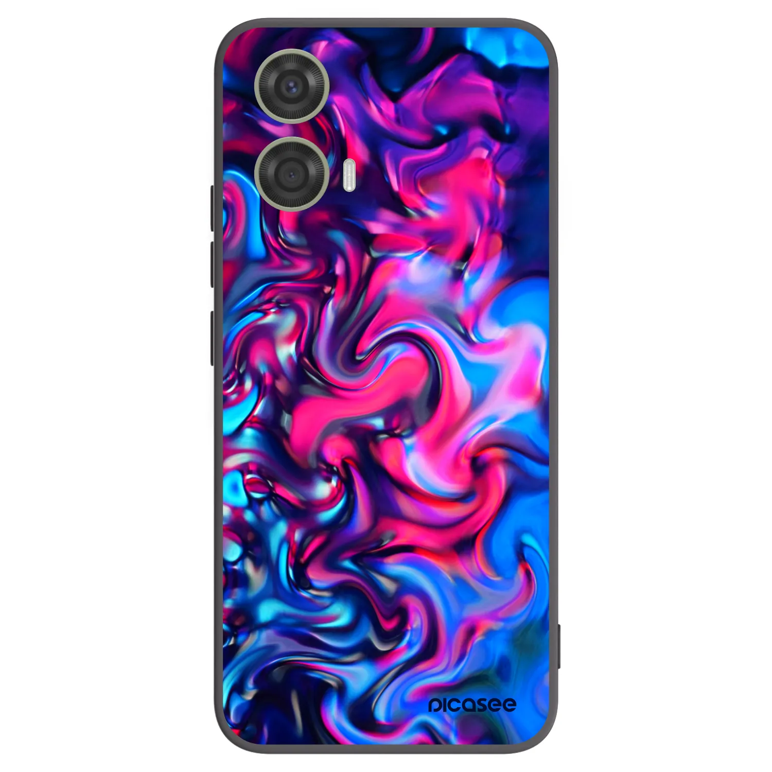 Picasee silikónový čierny obal pre Motorola Moto G24 - Redlight