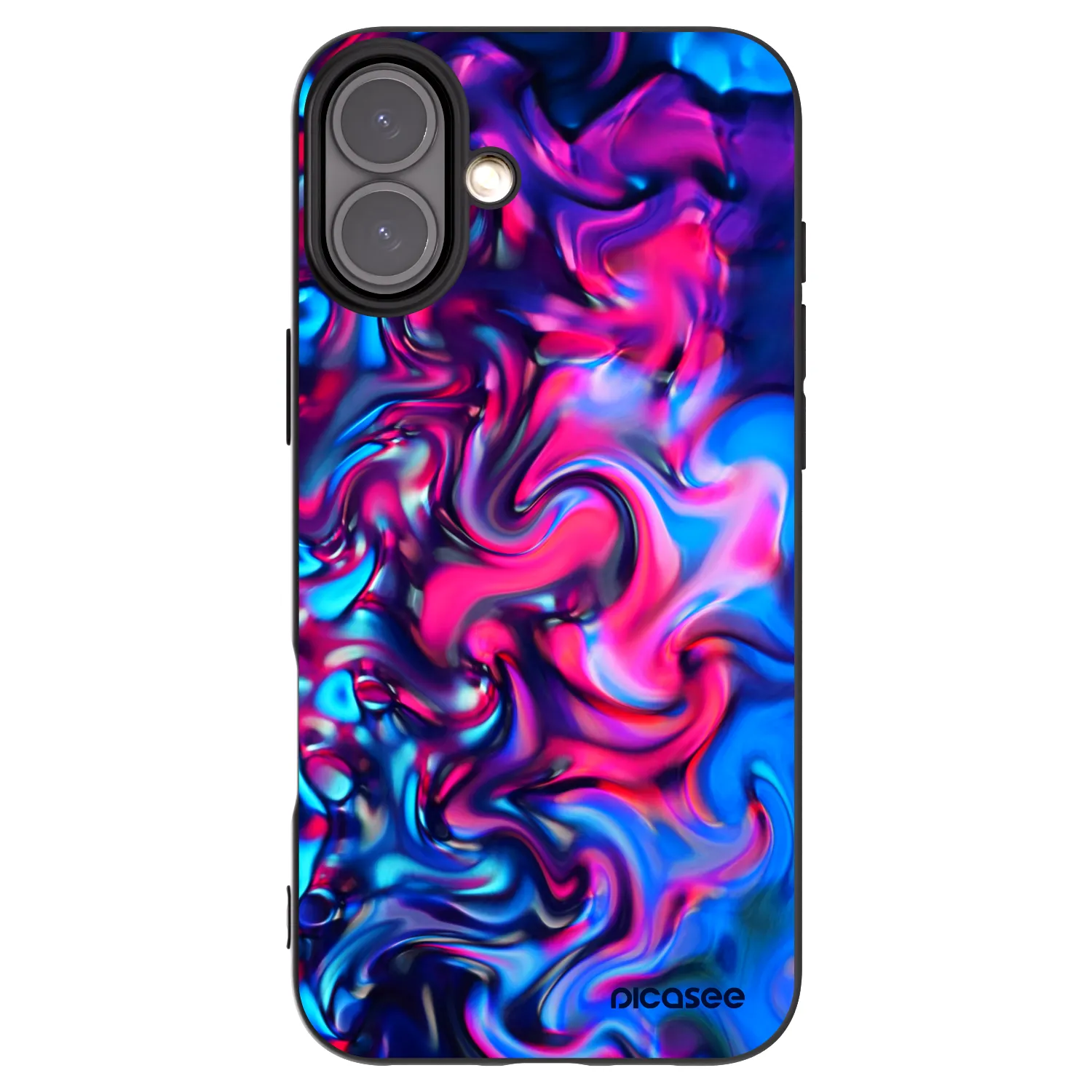 Picasee silikónový čierny obal pre Apple iPhone 16 Plus - Redlight
