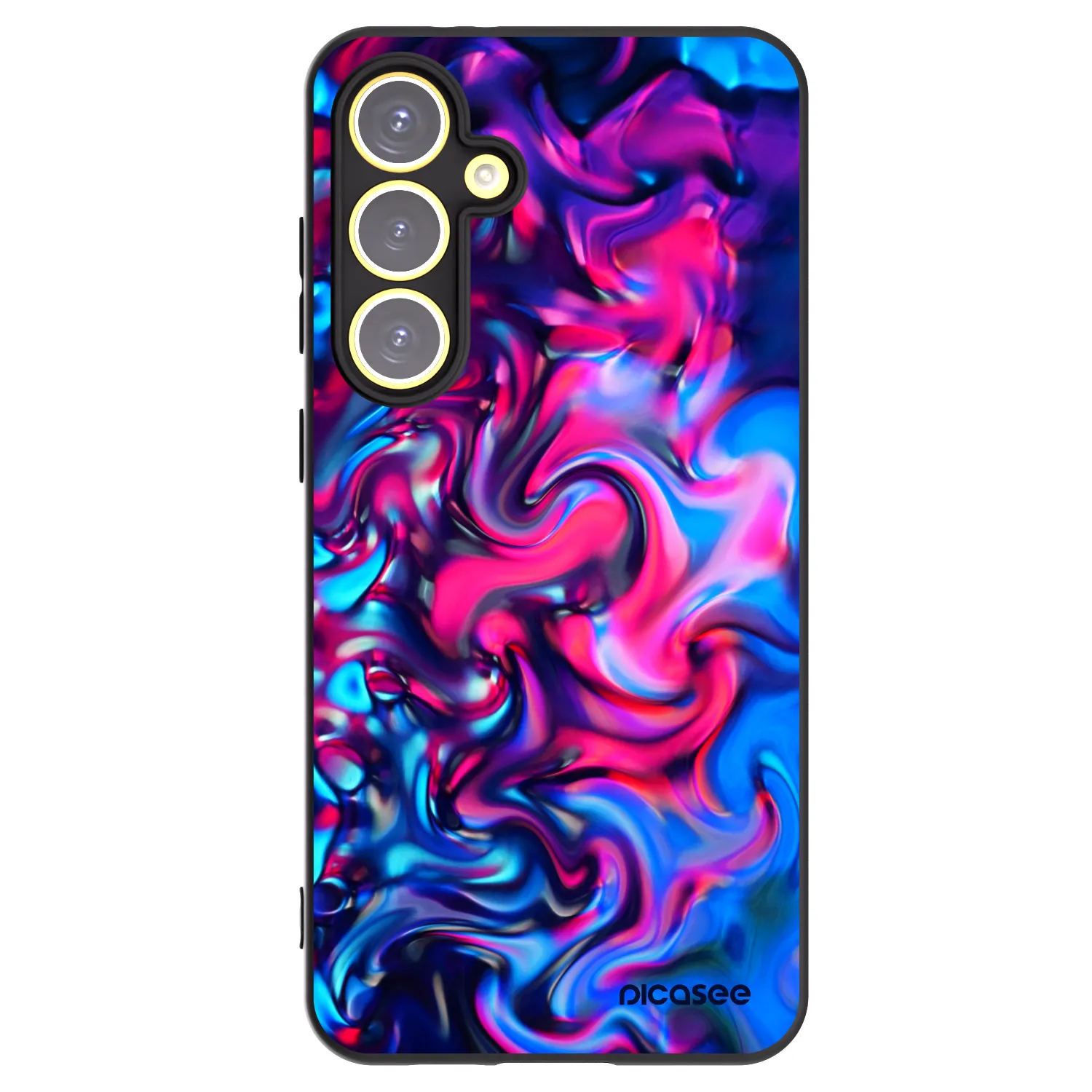 Picasee silikónový čierny obal pre Samsung Galaxy S24 FE S721B - Redlight