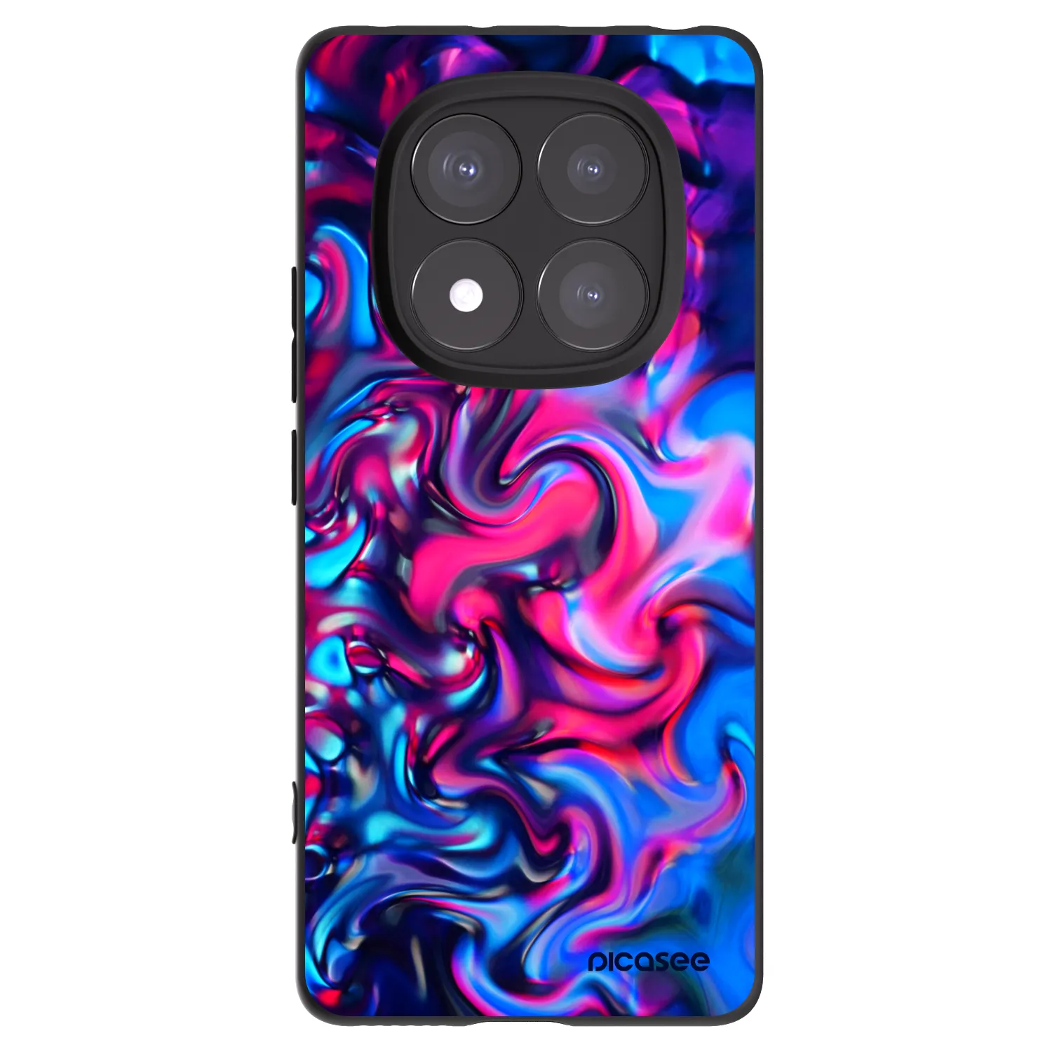 Picasee silikónový čierny obal pre Xiaomi Redmi Note 14 Pro+ 5G - Redlight