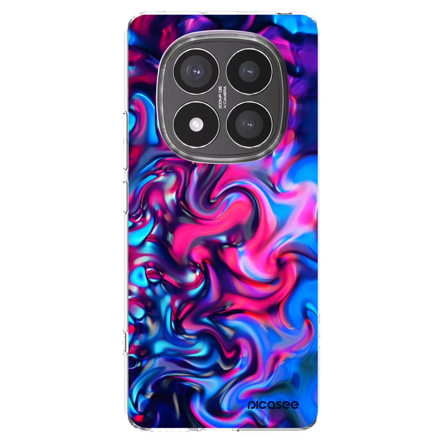 Picasee silikónový prehľadný obal pre Xiaomi Redmi Note 14 Pro+ 5G - Redlight