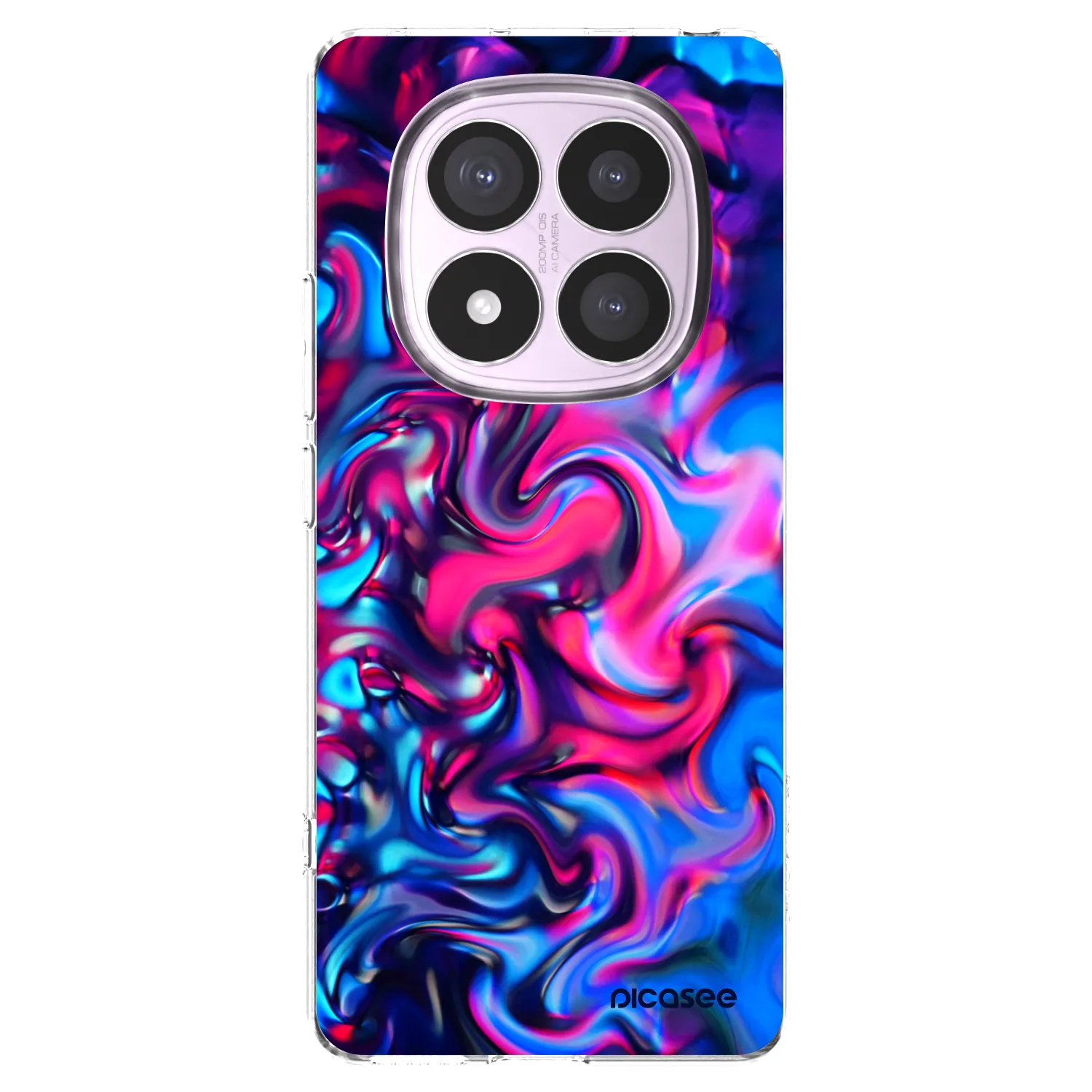 Silikónový prehľadný obal pre Xiaomi Redmi Note 14 Pro 5G - Redlight