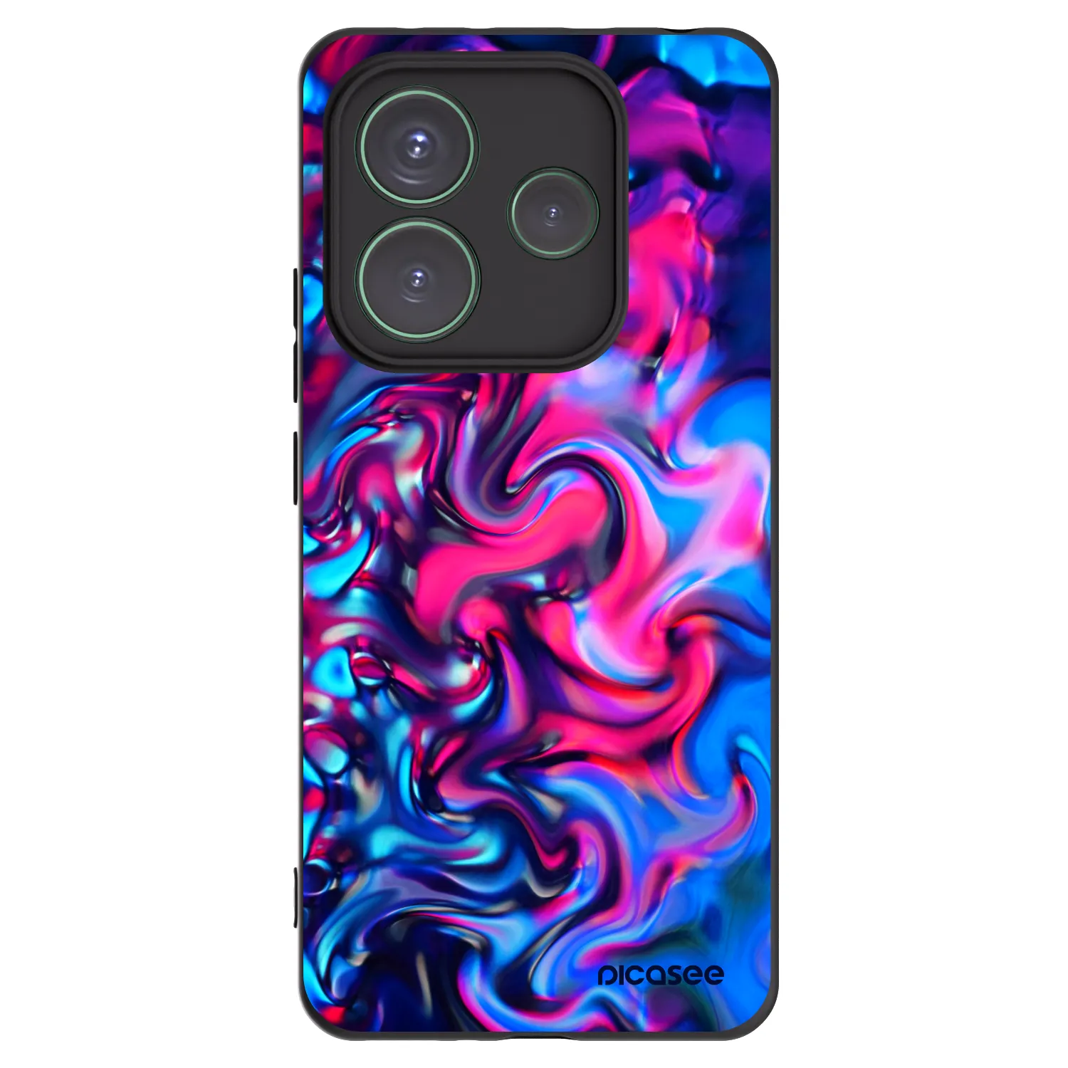 Silikónový čierny obal pre Xiaomi Redmi Note 14 5G - Redlight