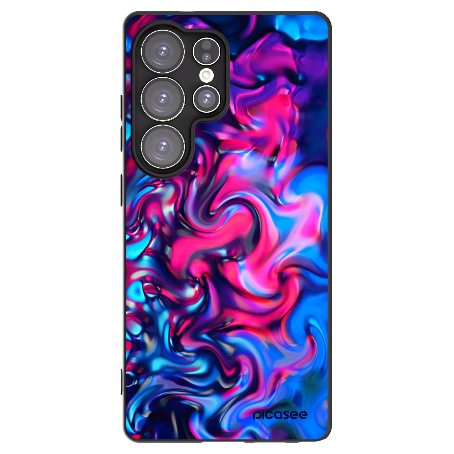 Picasee silikónový čierny obal pre Samsung Galaxy S25 Ultra 5G - Redlight