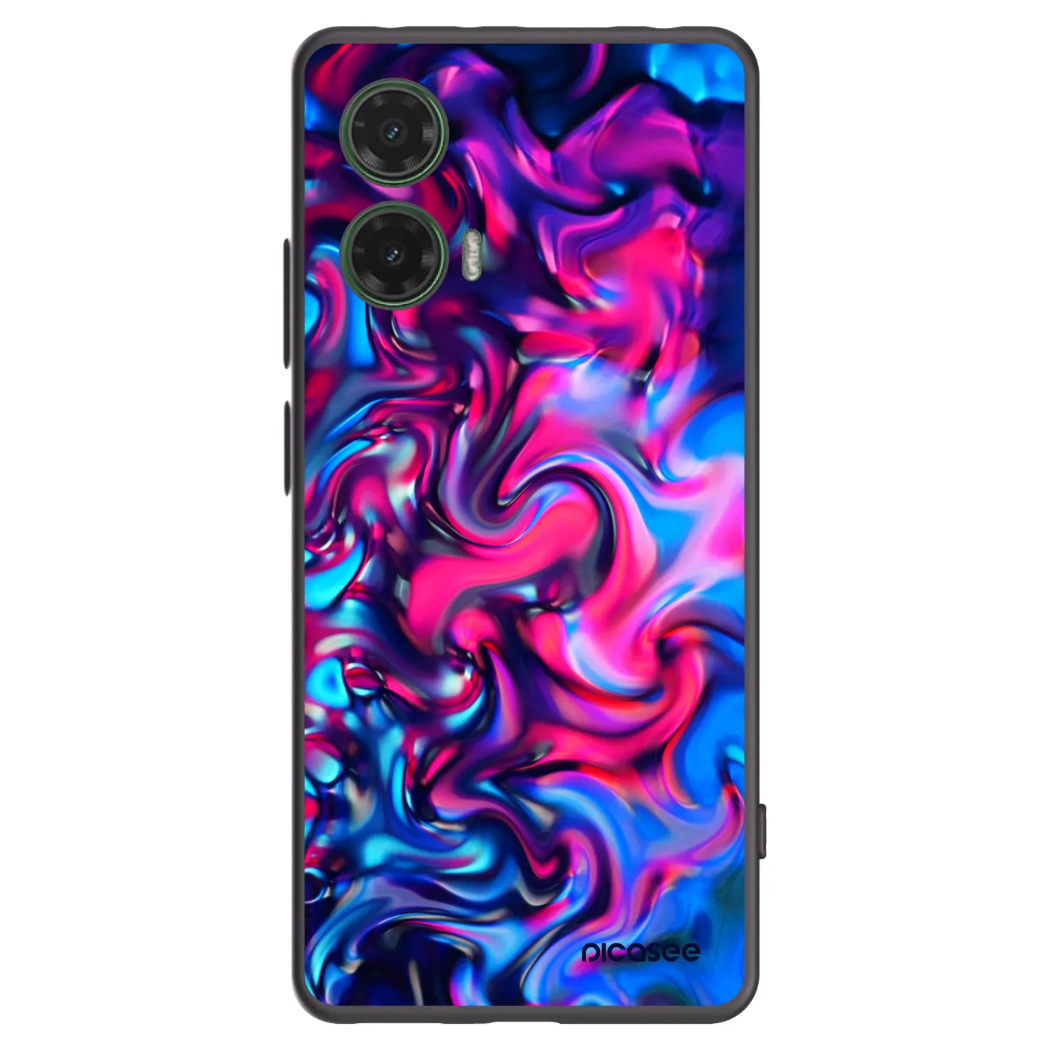 Picasee silikónový čierny obal pre Motorola Moto G35 5G - Redlight