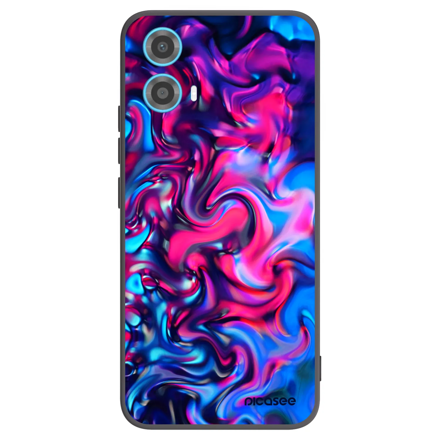Picasee silikónový čierny obal pre Motorola Moto G34 5G - Redlight