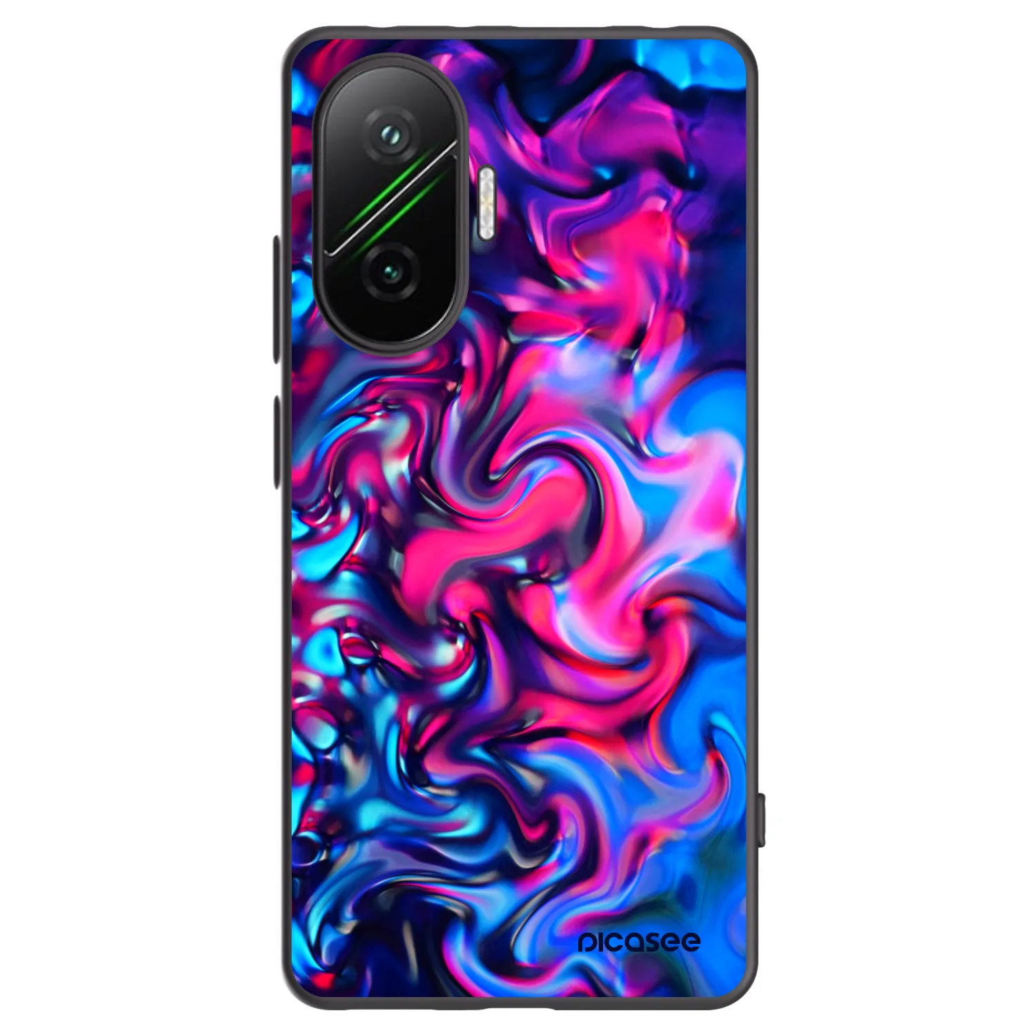 Silikónový čierny obal pre Xiaomi Poco F7 5G - Redlight