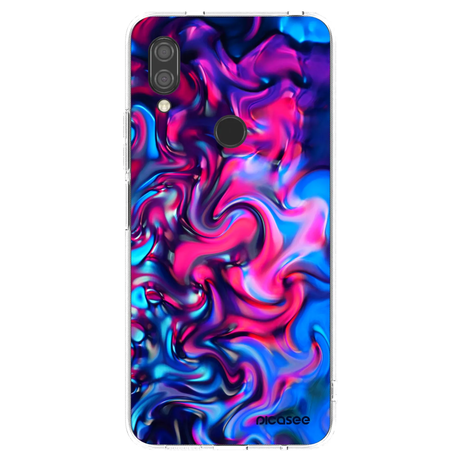 Picasee silikónový prehľadný obal pre Xiaomi Redmi 7 - Redlight