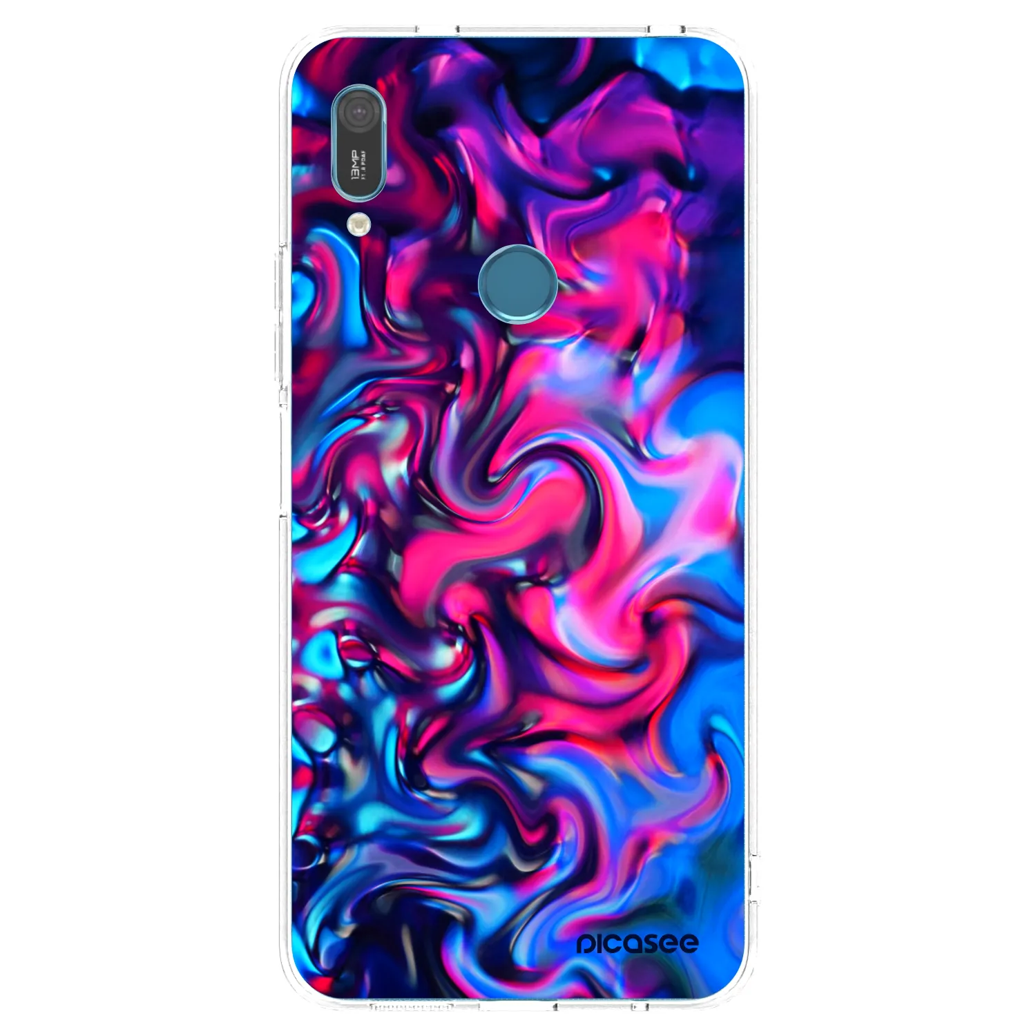Picasee silikónový prehľadný obal pre Huawei Y6 2019 - Redlight