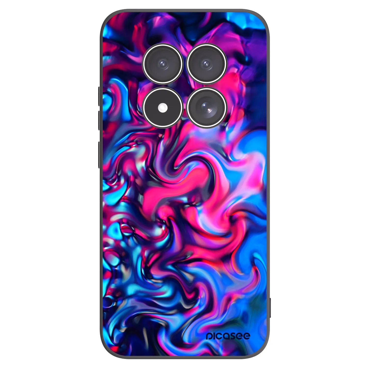 Picasee silikónový čierny obal pre Xiaomi Redmi Note 15 Pro 4G - Redlight