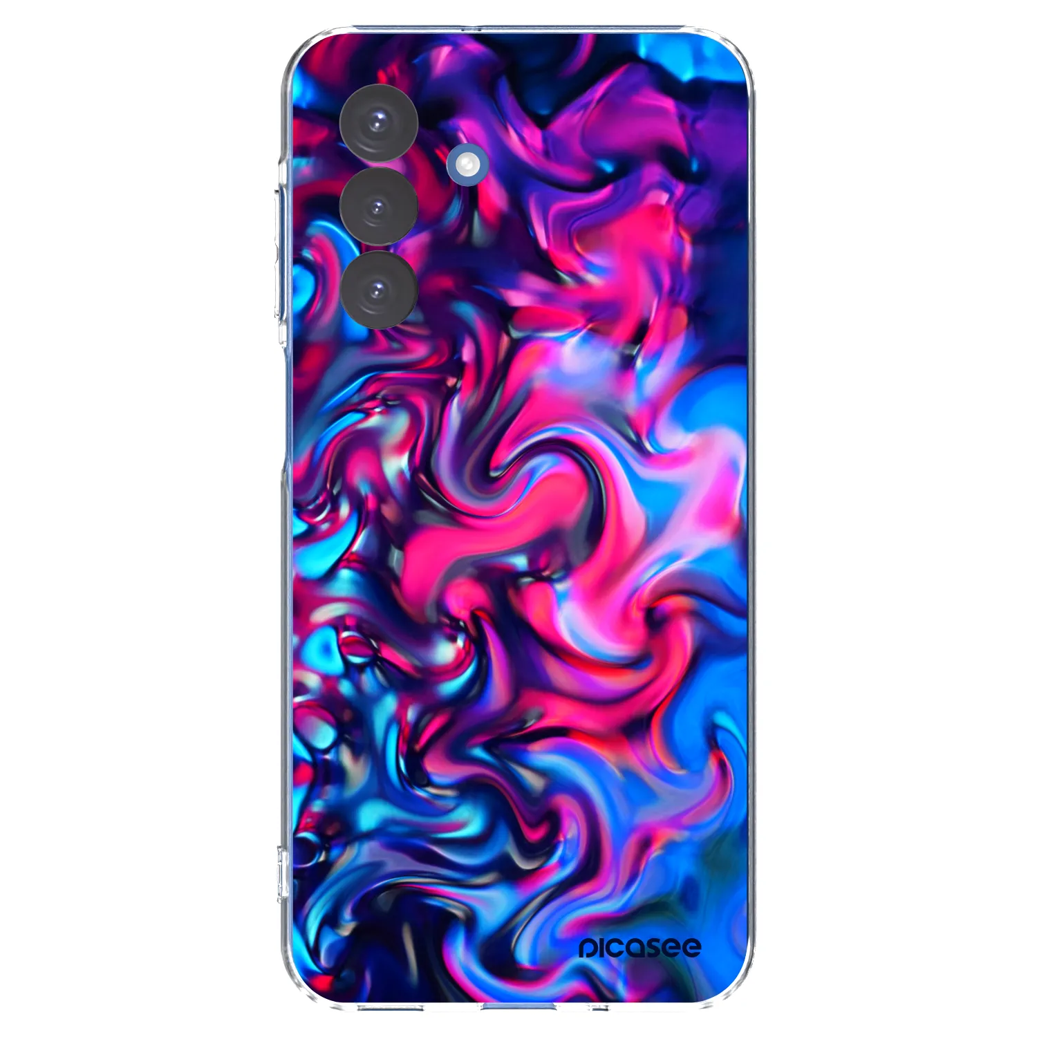 Picasee silikónový prehľadný obal pre Samsung Galaxy A17 5G - Redlight