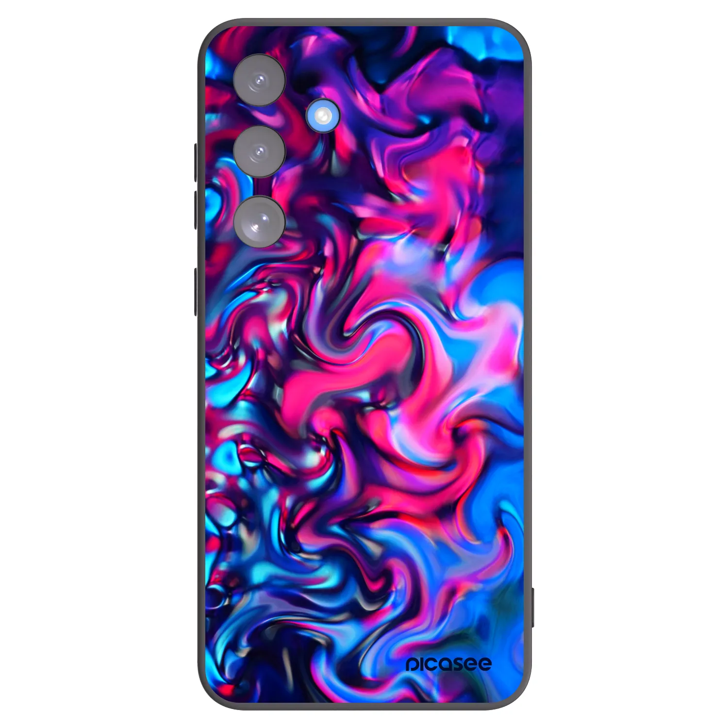 Picasee silikónový čierny obal pre Samsung Galaxy S25 FE 5G - Redlight