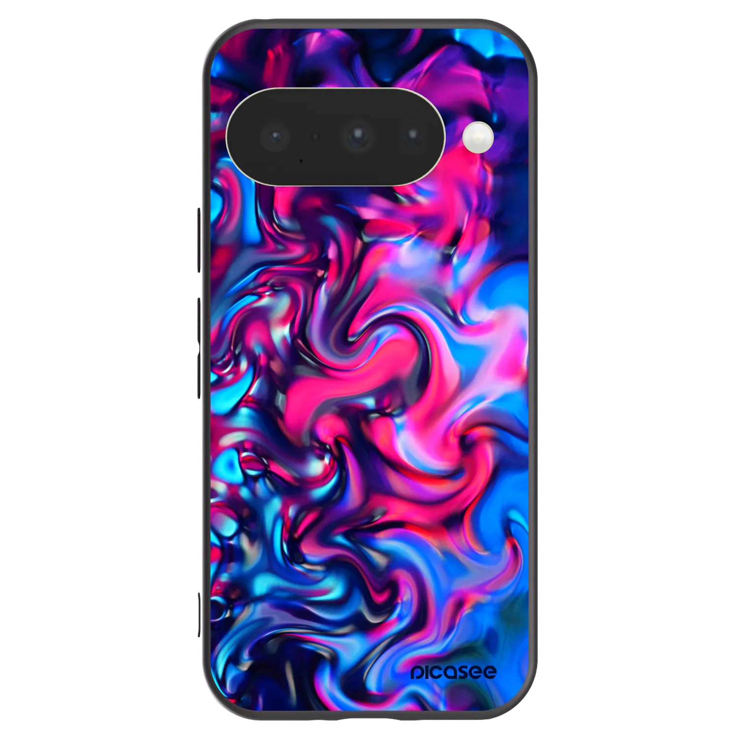 Picasee silikónový čierny obal pre Google Pixel 10 - Redlight