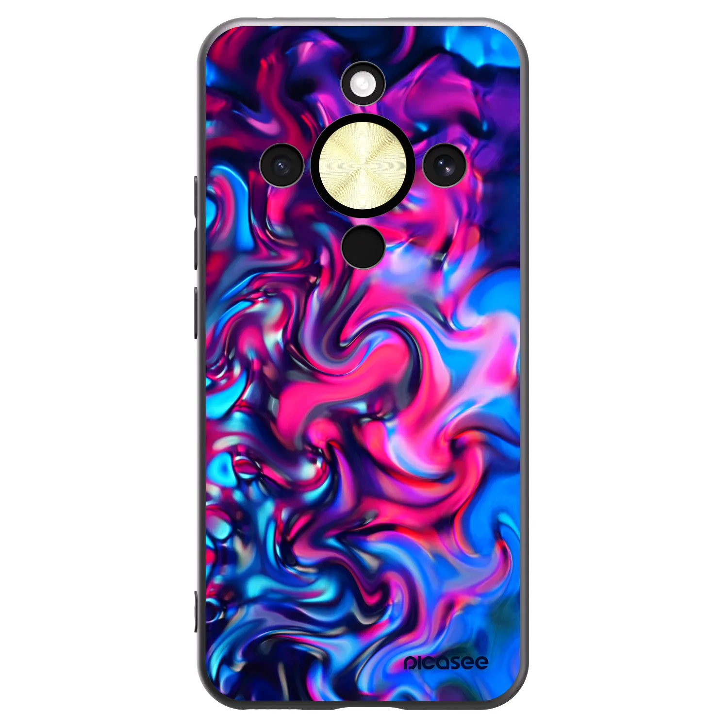 Picasee silikónový čierny obal pre Honor Magic8 Lite 5G - Redlight