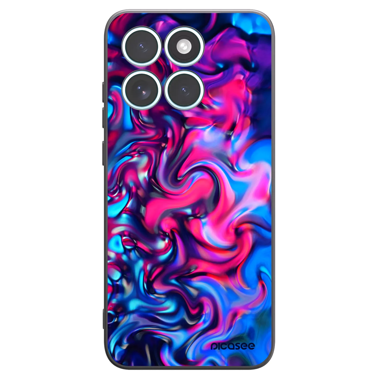 Picasee silikónový čierny obal pre Motorola Edge 70 Fusion - Redlight