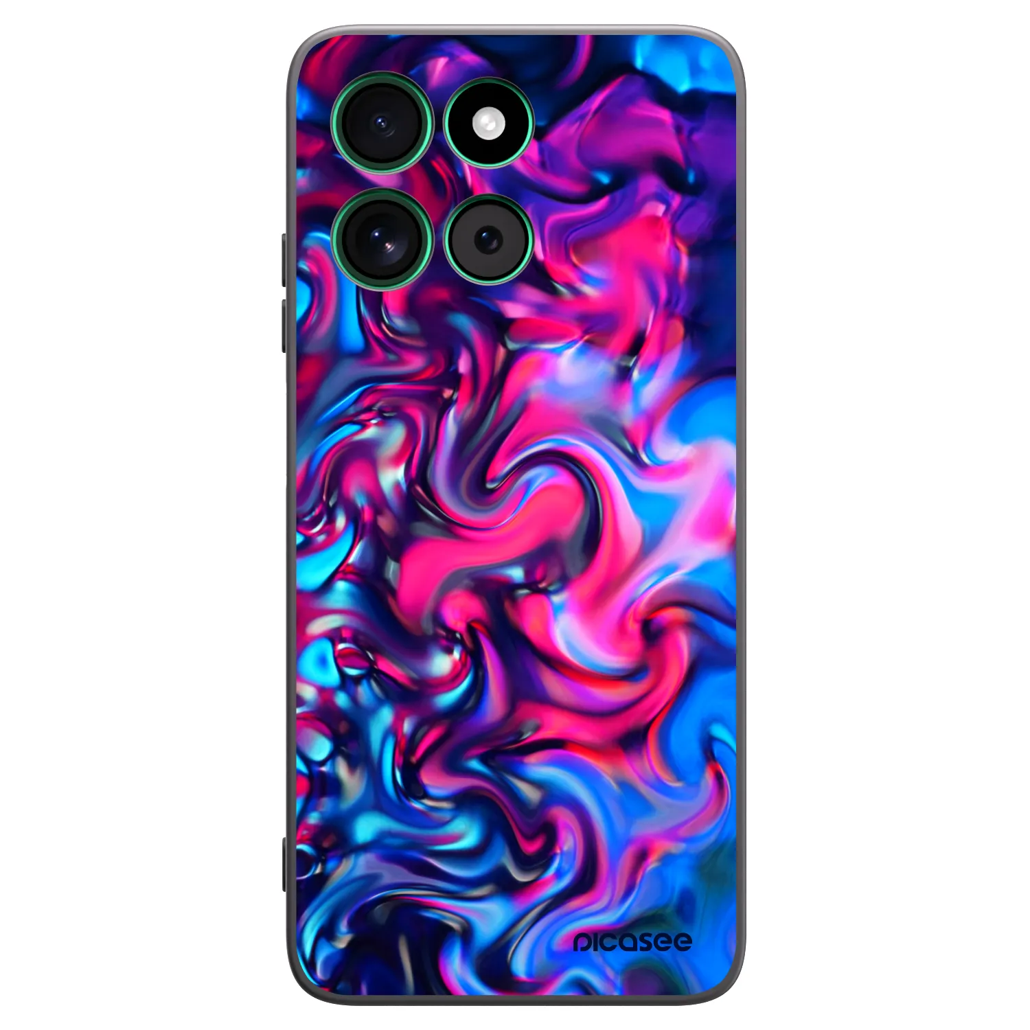 Picasee silikónový čierny obal pre Motorola Moto G57 Power - Redlight