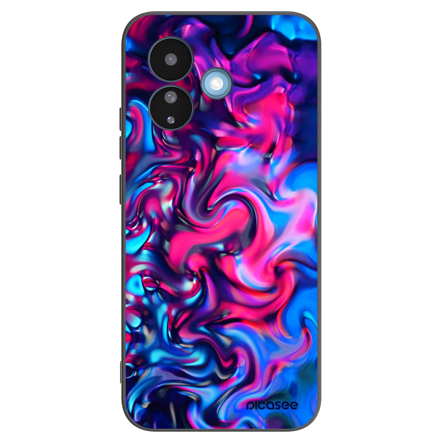 Picasee silikónový čierny obal pre Xiaomi Redmi Note 17 Pro 5G - Redlight