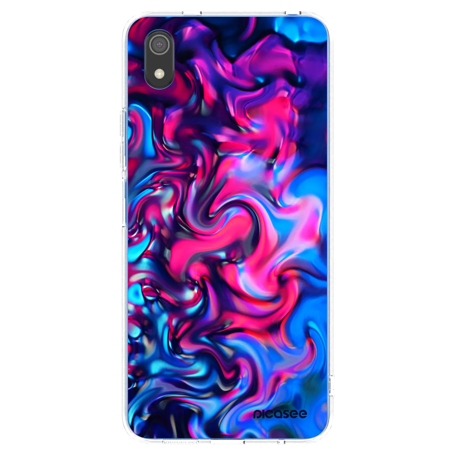 Picasee silikónový prehľadný obal pre Xiaomi Redmi 7A - Redlight