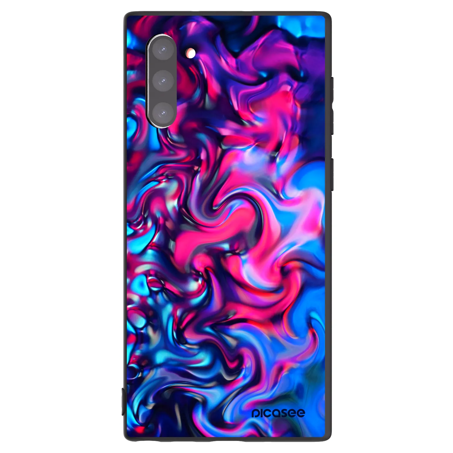 Picasee silikónový čierny obal pre Samsung Galaxy Note 10 N970F - Redlight