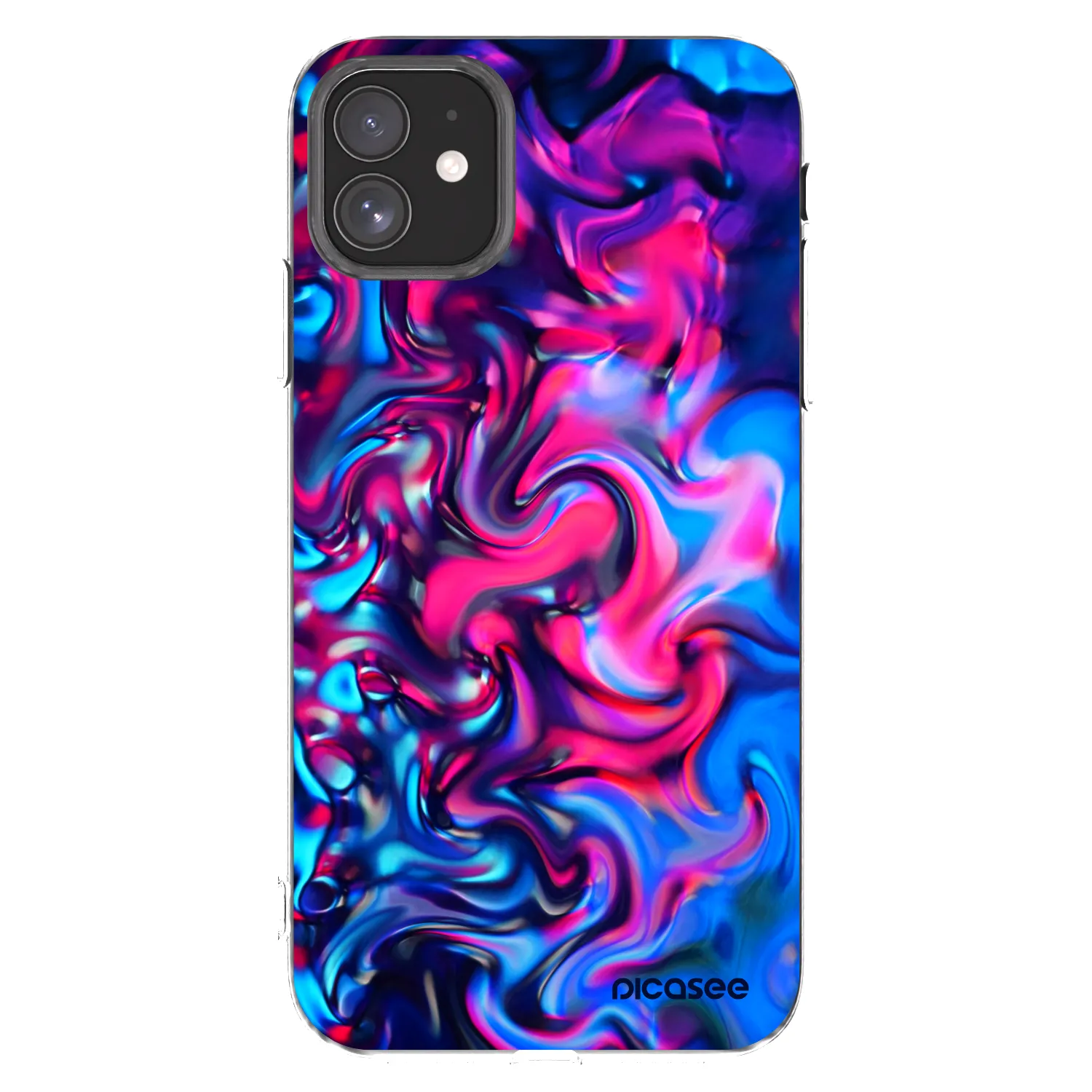 Picasee silikónový prehľadný obal pre Apple iPhone 11 - Redlight