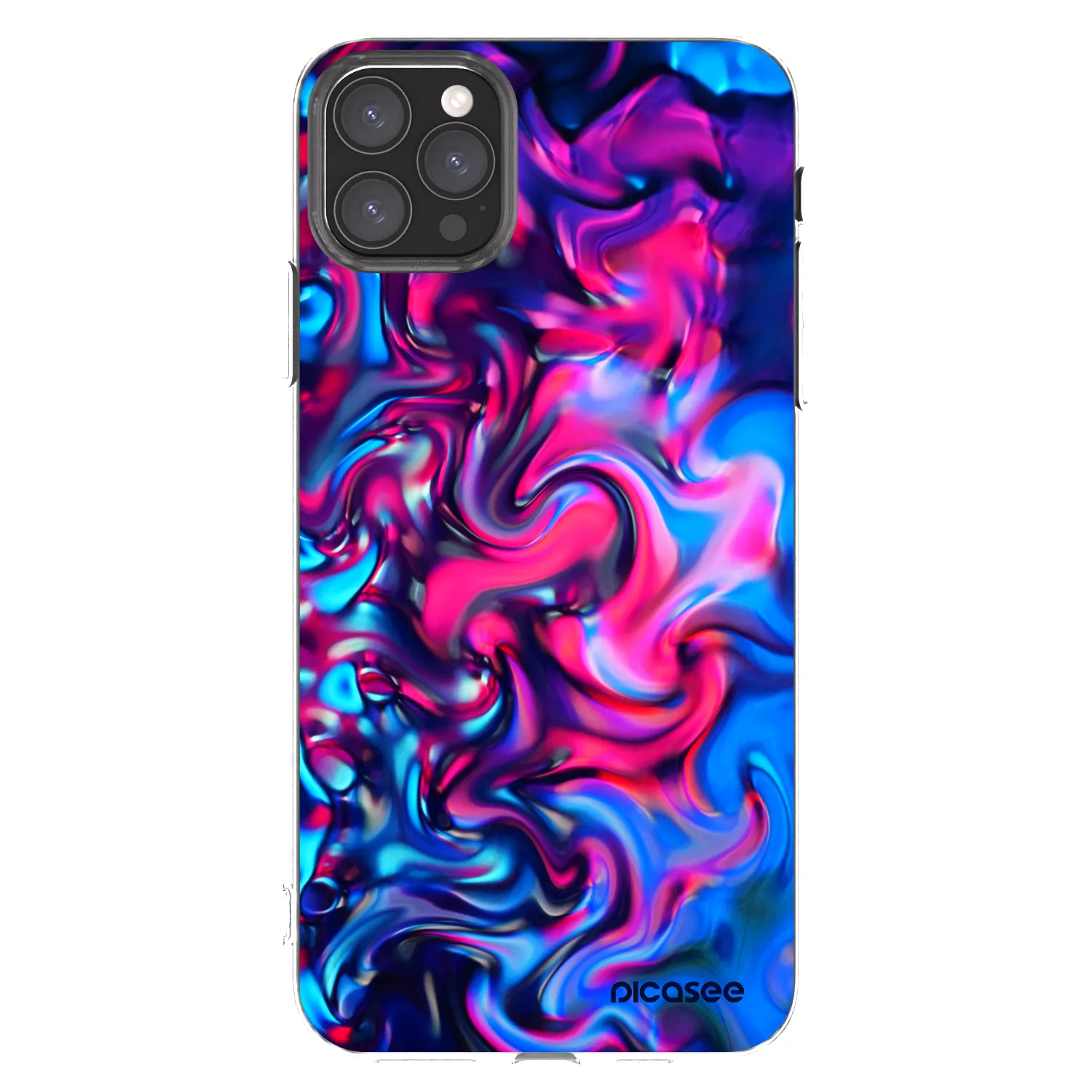 Picasee silikónový prehľadný obal pre Apple iPhone 11 Pro Max - Redlight