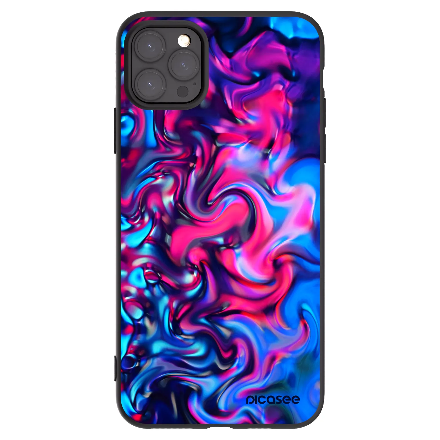 Picasee silikónový čierny obal pre Apple iPhone 11 Pro Max - Redlight