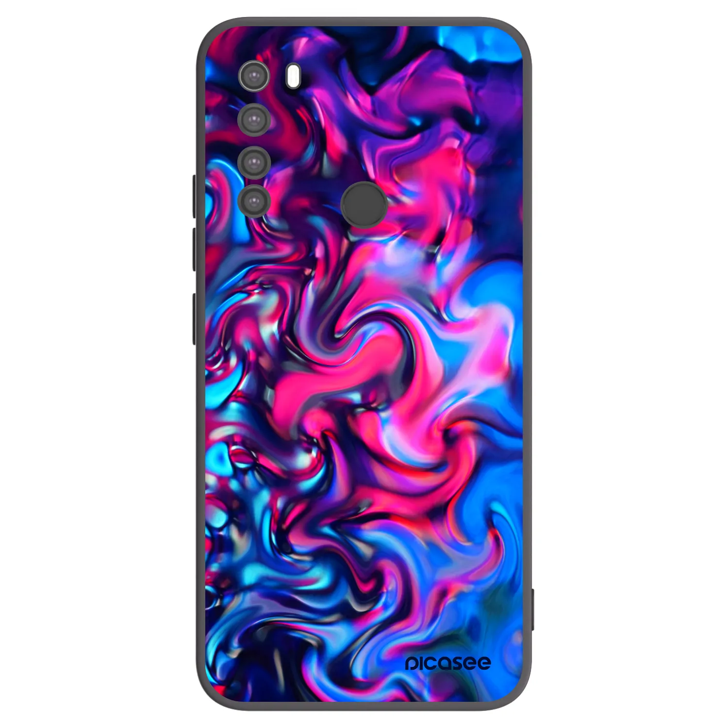Picasee silikónový čierny obal pre Xiaomi Redmi Note 8 - Redlight
