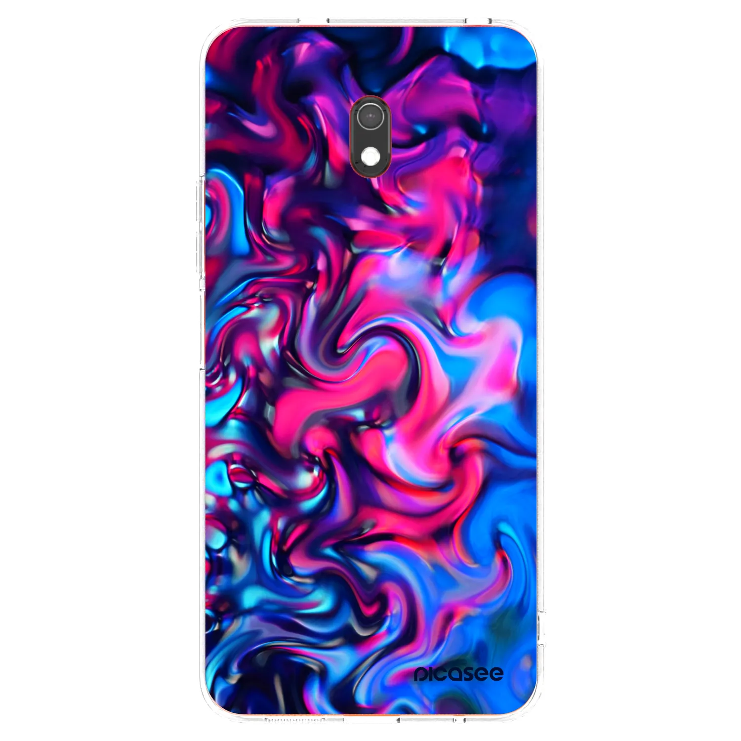 Picasee silikónový prehľadný obal pre Xiaomi Redmi 8A - Redlight