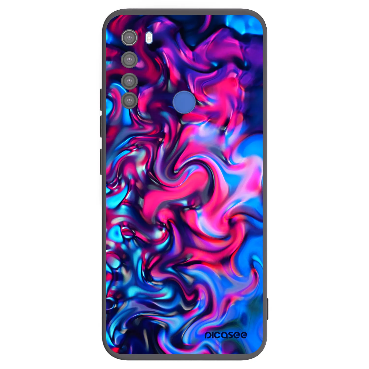 Picasee silikónový čierny obal pre Xiaomi Redmi Note 8T - Redlight