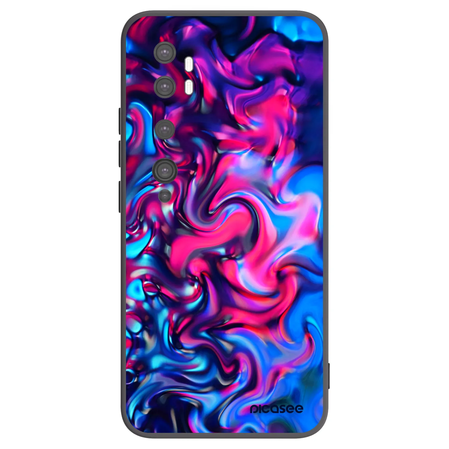 Picasee silikónový čierny obal pre Xiaomi Mi Note 10 (Pro) - Redlight