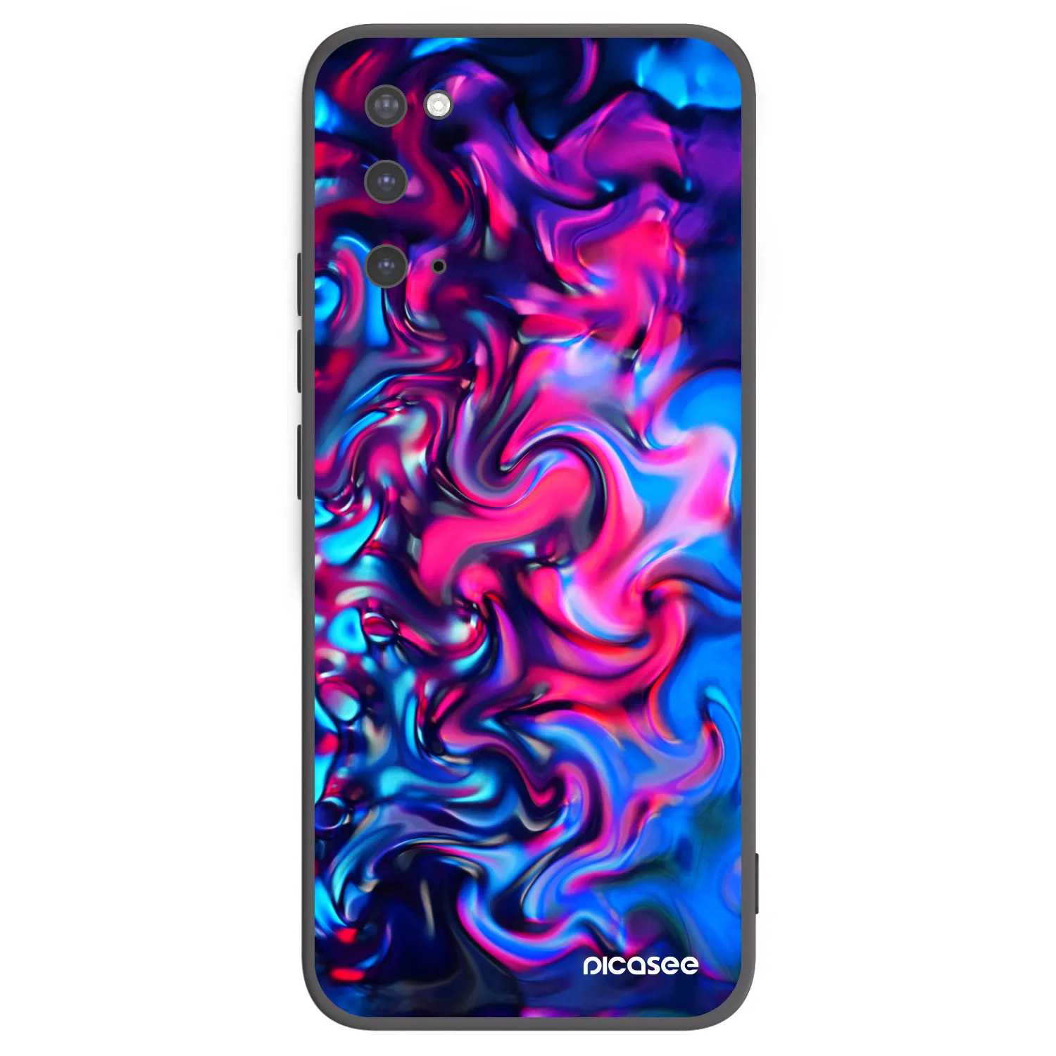 Picasee silikónový čierny obal pre Samsung Galaxy S20 G980F - Redlight