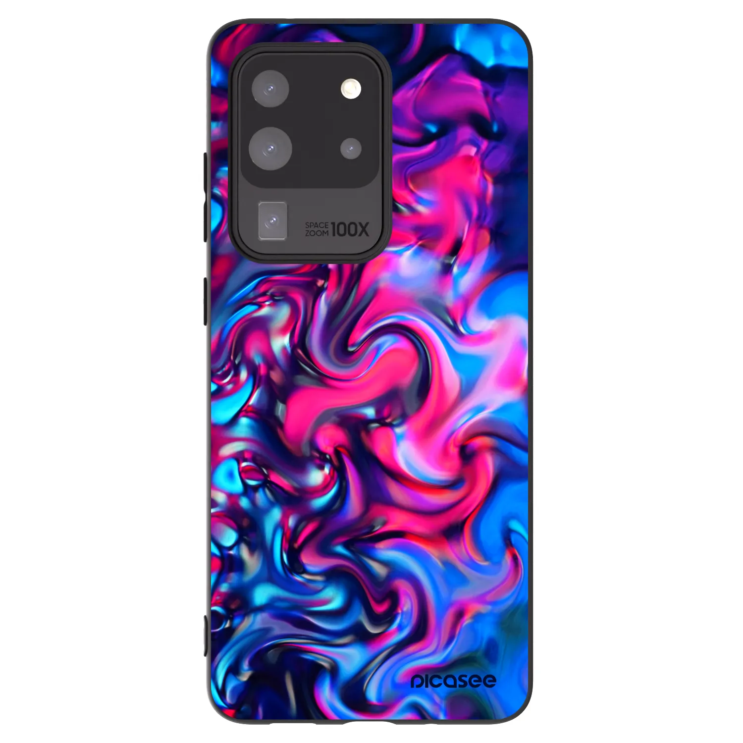 Picasee silikónový čierny obal pre Samsung Galaxy S20 Ultra 5G G988F - Redlight