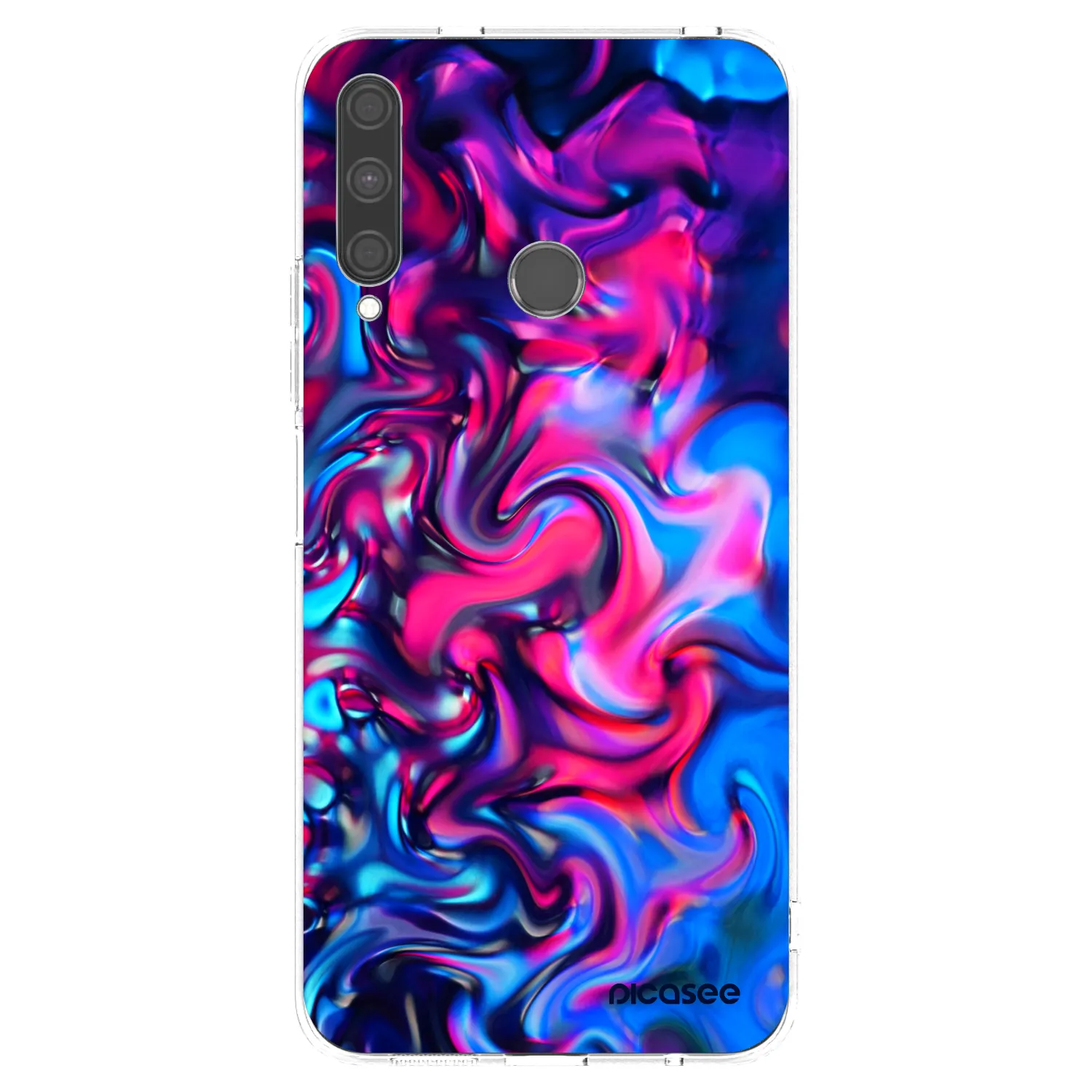 Picasee silikónový prehľadný obal pre Huawei P40 Lite E - Redlight