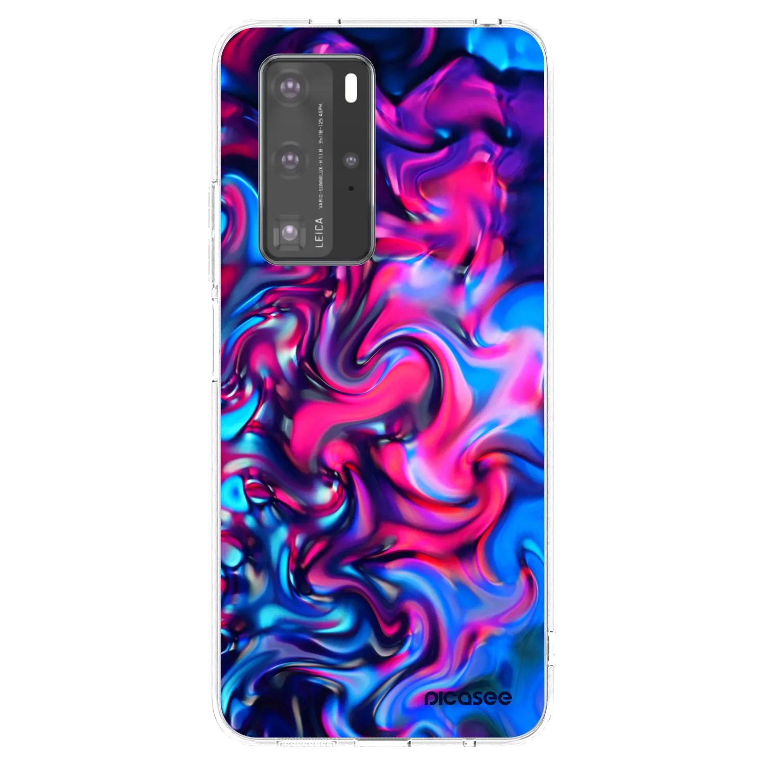 Picasee silikónový prehľadný obal pre Huawei P40 Pro - Redlight