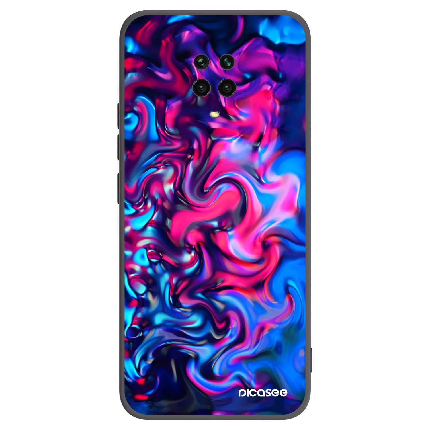 Picasee silikónový čierny obal pre Xiaomi Redmi Note 9S - Redlight