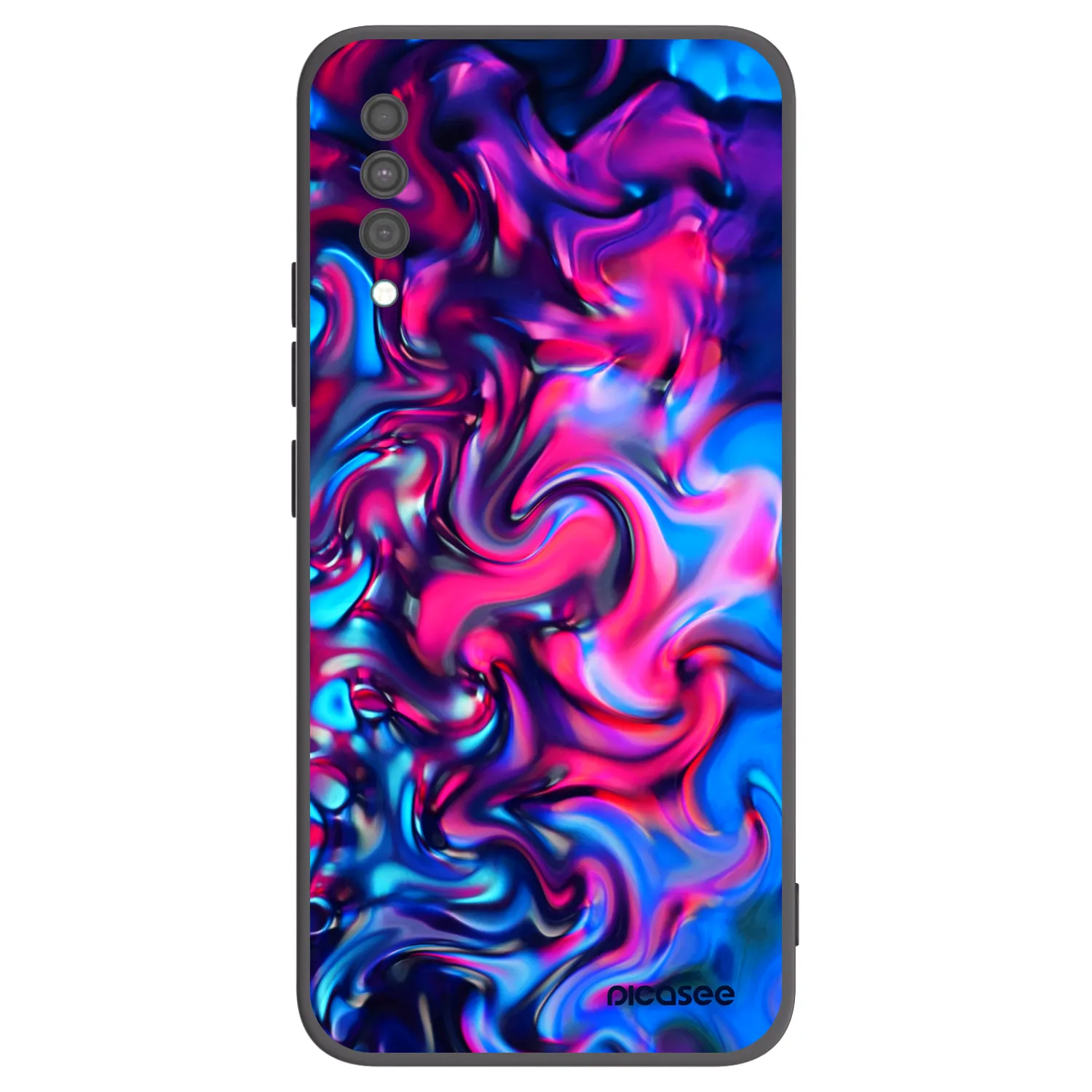 Picasee silikónový čierny obal pre Samsung Galaxy A30s A307F - Redlight