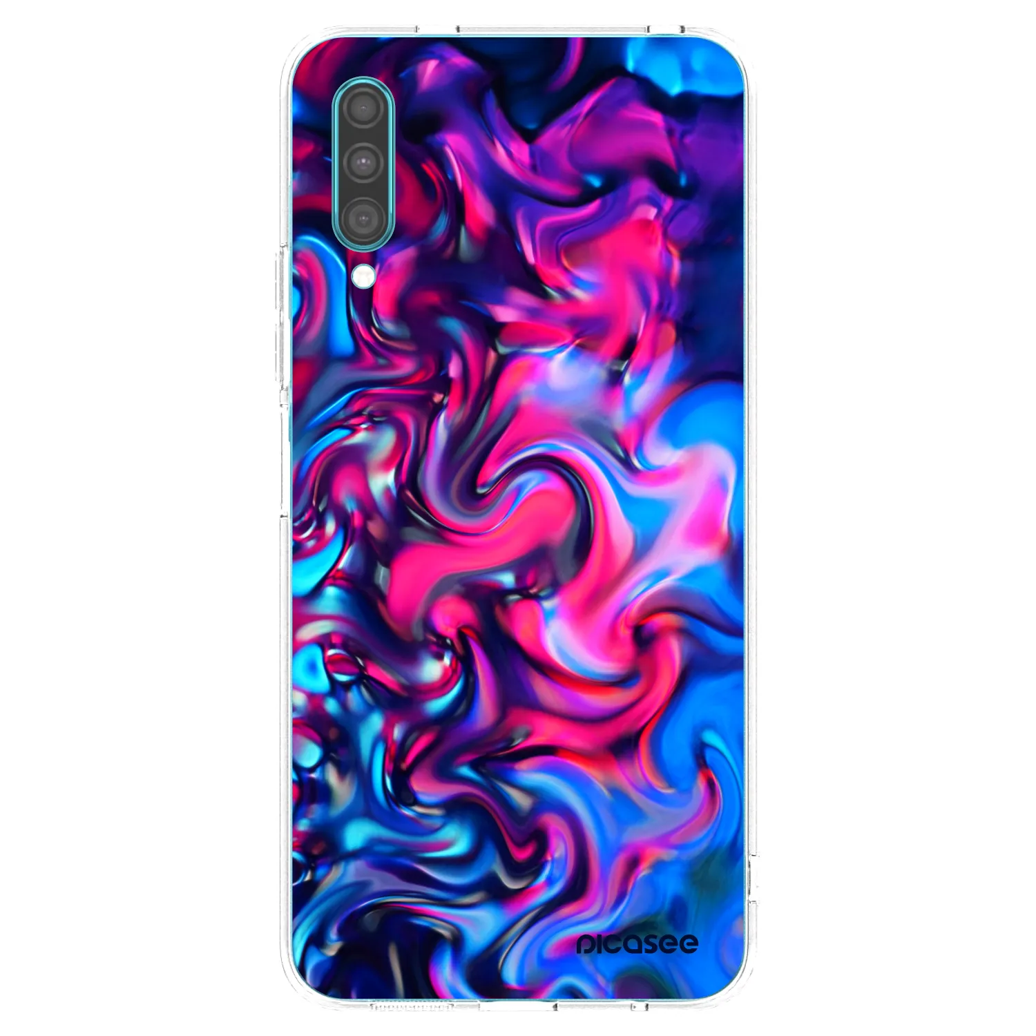 Picasee silikónový prehľadný obal pre Samsung Galaxy A30s A307F - Redlight