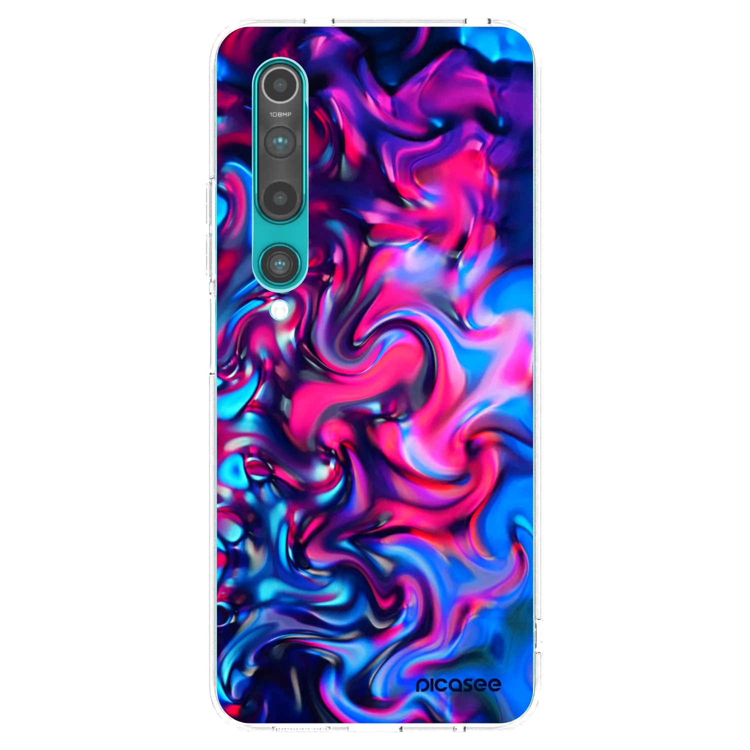 Picasee silikónový prehľadný obal pre Xiaomi Mi 10 - Redlight