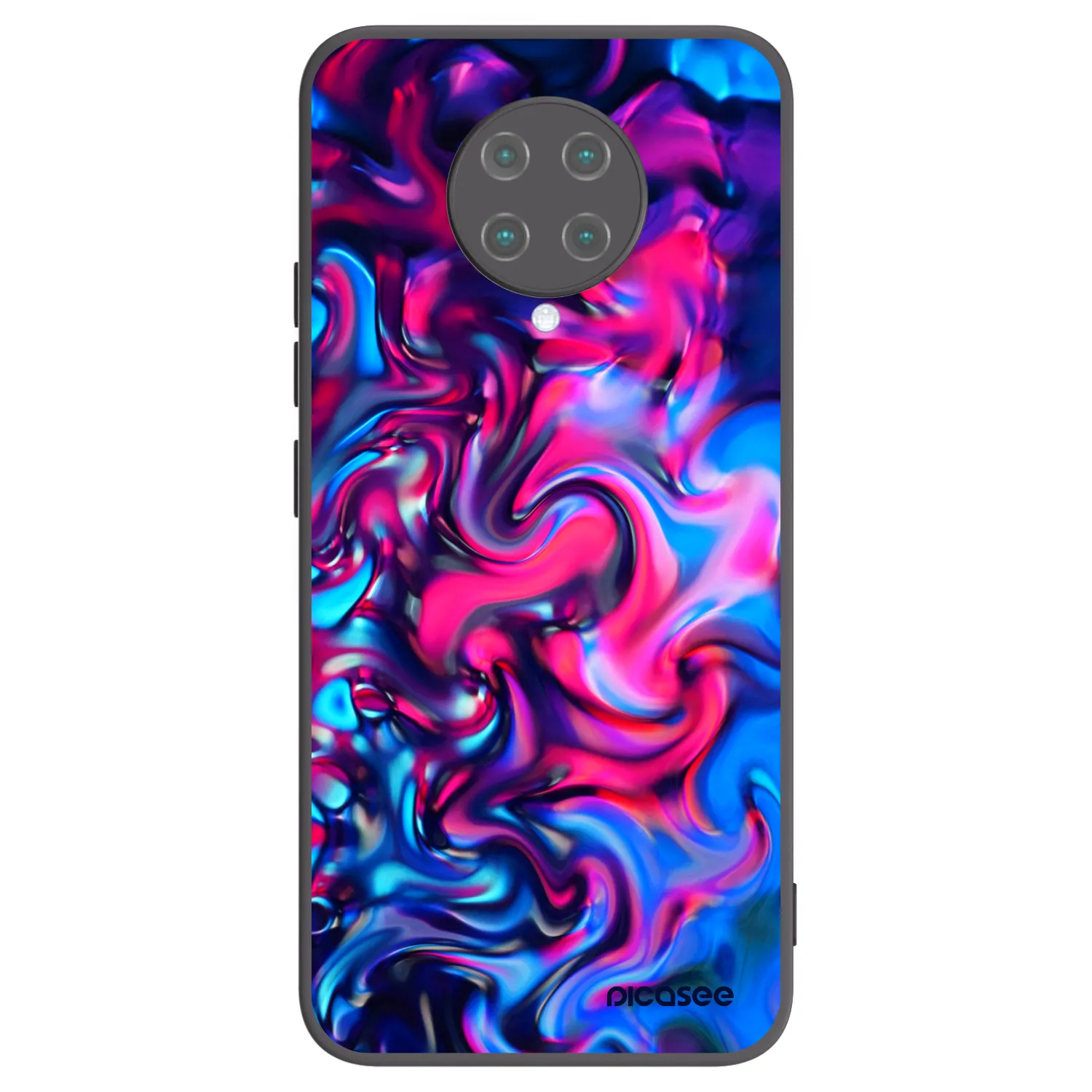 Picasee silikónový čierny obal pre Xiaomi Poco F2 Pro - Redlight