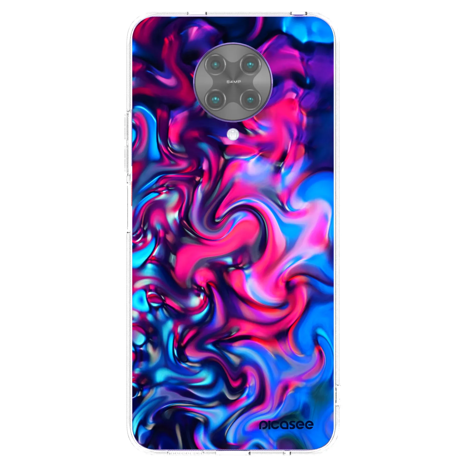 Silikónový prehľadný obal pre Xiaomi Poco F2 Pro - Redlight