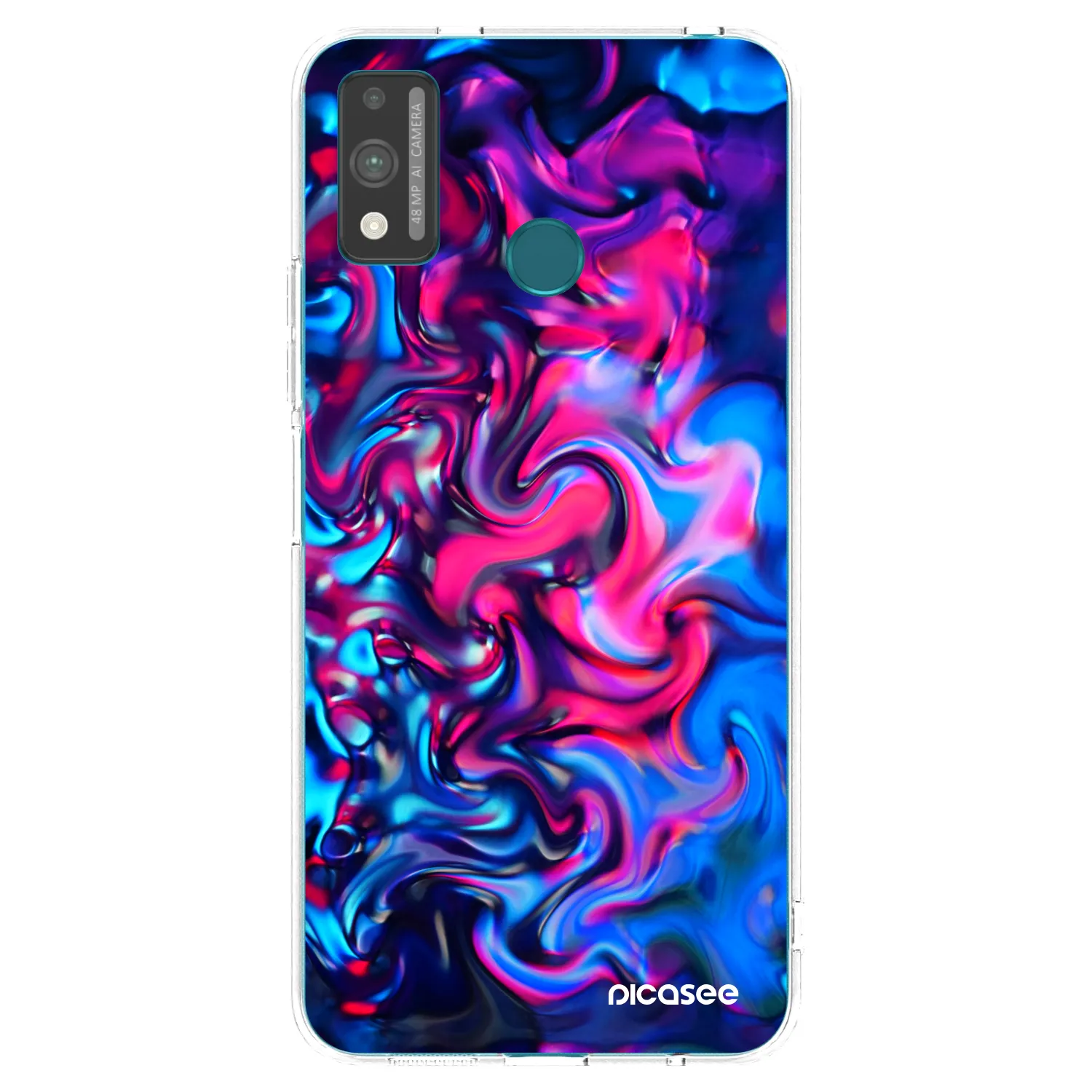Picasee silikónový prehľadný obal pre Honor 9X Lite - Redlight