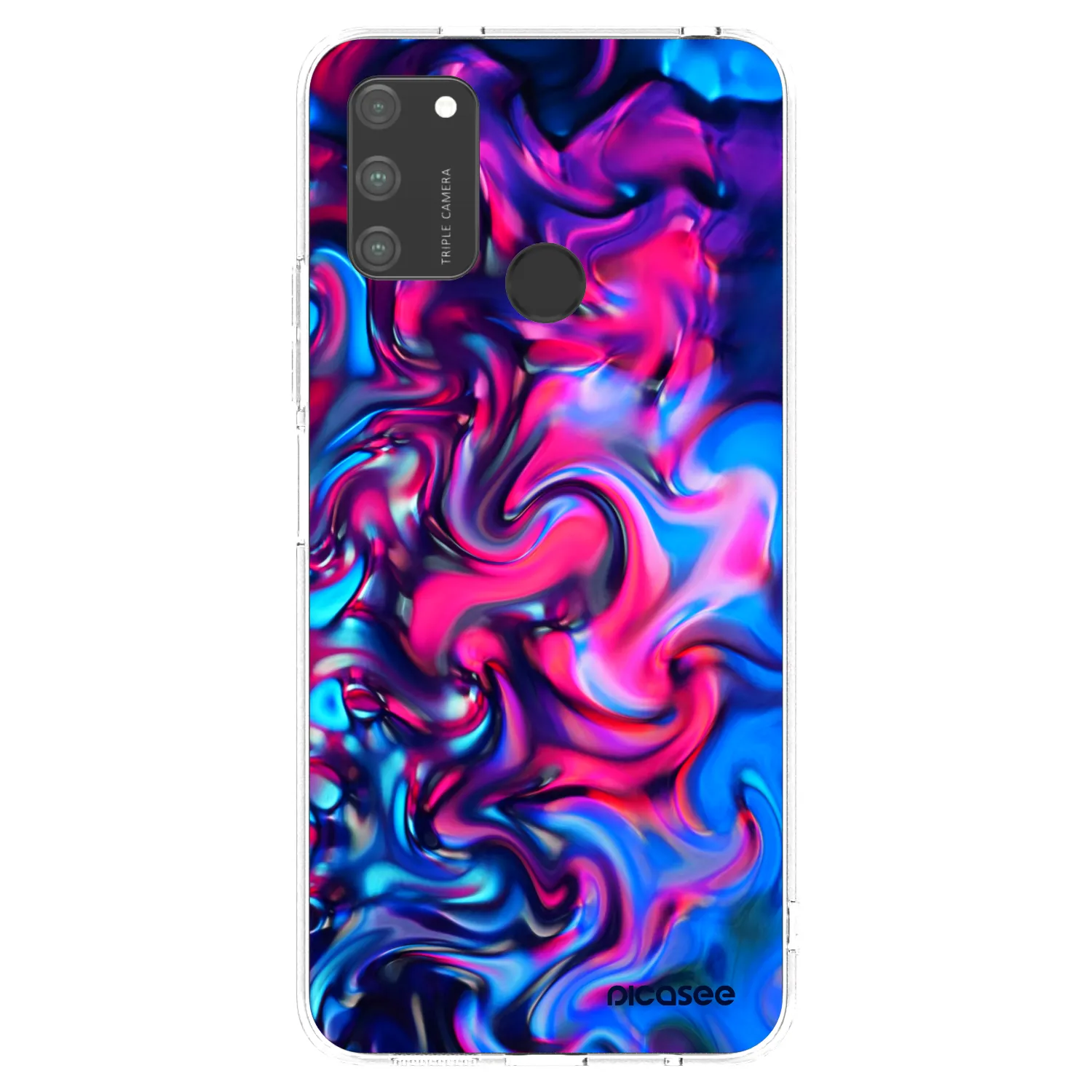 Picasee silikónový prehľadný obal pre Honor 9A - Redlight