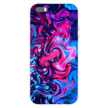 Picasee silikónový prehľadný obal pre Apple iPhone 5/5S/SE - Redlight