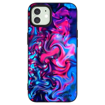 Picasee silikónový čierny obal pre Apple iPhone 12 Pro - Redlight