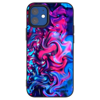 Picasee silikónový čierny obal pre Apple iPhone 12 mini - Redlight