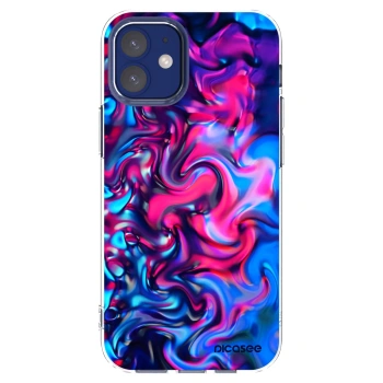 Picasee silikónový prehľadný obal pre Apple iPhone 12 mini - Redlight