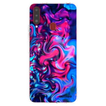 Picasee silikónový prehľadný obal pre Samsung Galaxy A20s - Redlight