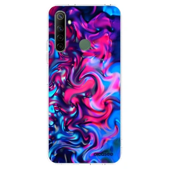 Picasee silikónový prehľadný obal pre Realme 6i - Redlight